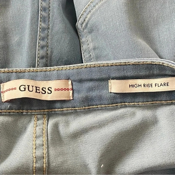 Guess High Rise Flare Jeans Size 31 - Picture 6 of 7